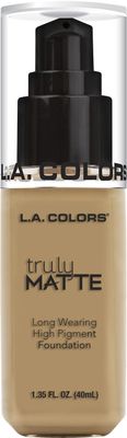 L.A. COLORS Truly Matte Foundation, Medium Beige CLM355