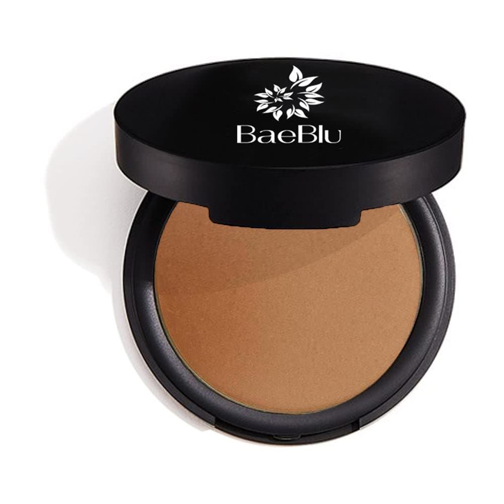 BaeBlu Organic Bronzer 100% Natural Matte Pressed Powder, Made in USA, Summer Glow