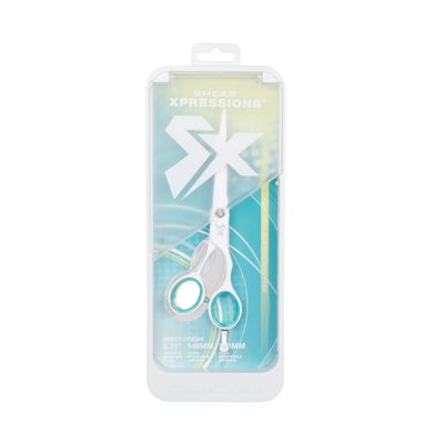 Cricket Shear Xpressions 5.75" Professional Hair Cutting Scissors - Barber Scissors, Hair Scissors, Japanese Stainless Steel, Comfort Silencer, Ideal for Stylists and Home Use, Minty Fresh
