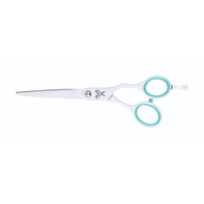 Cricket Shear Xpressions 5.75&quot; Professional Hair Cutting Scissors - Barber Scissors, Hair Scissors, Japanese Stainless Steel, Comfort Silencer, Ideal for Stylists and Home Use, Minty Fresh