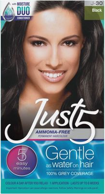 Just 5 Women&#39;s Hair Color, Black, J-30 (3 Pack)