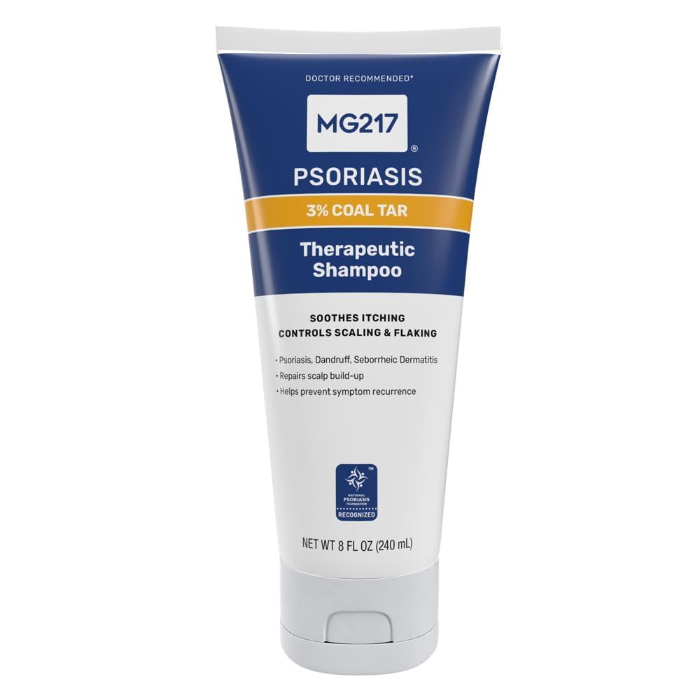 MG217 Medicated Conditioning Coal Tar Formula Shampoo 8 oz (Pack of 5)