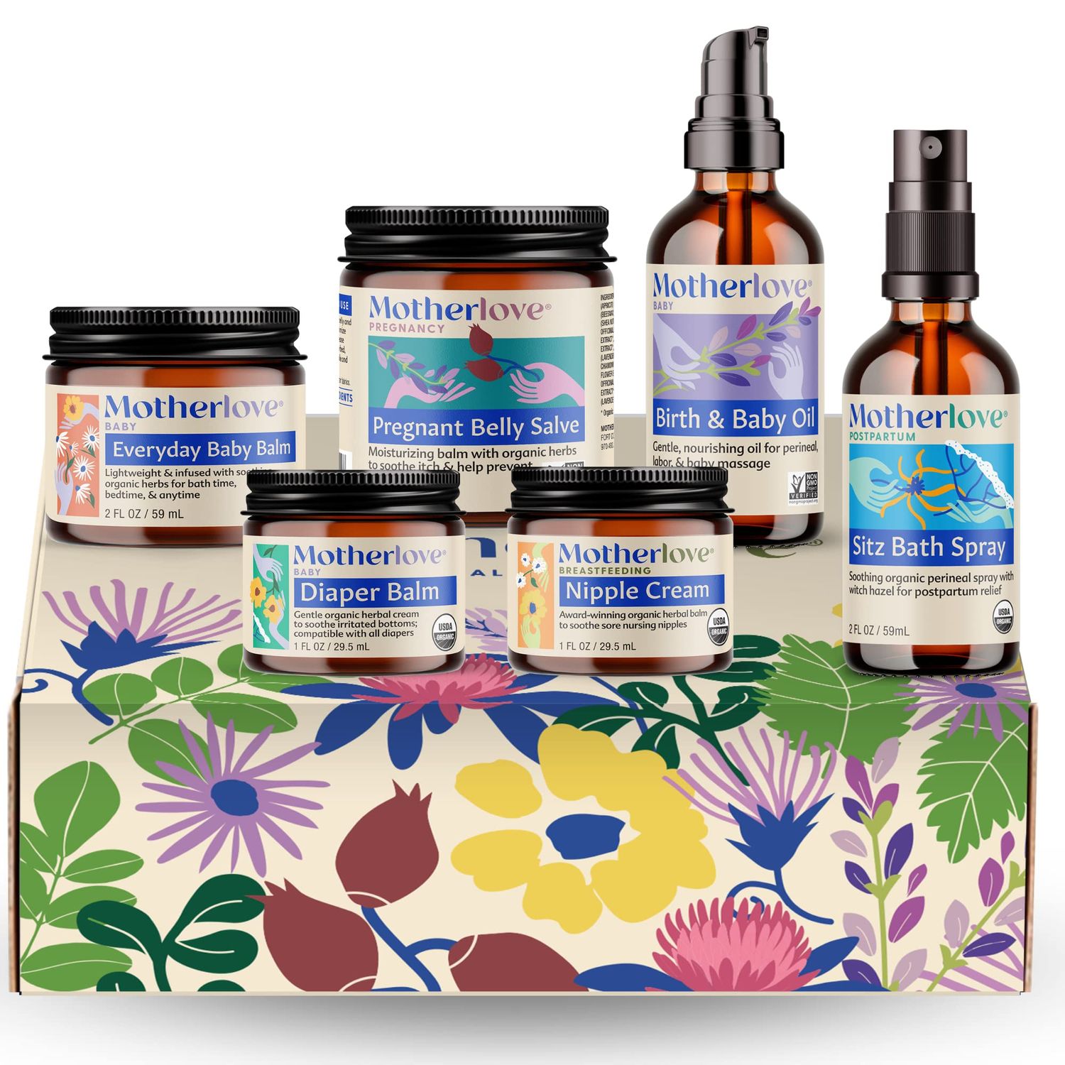 Motherlove Bump to Baby Box-Baby Shower Gift for Expecting Moms from Maternity to Postpartum