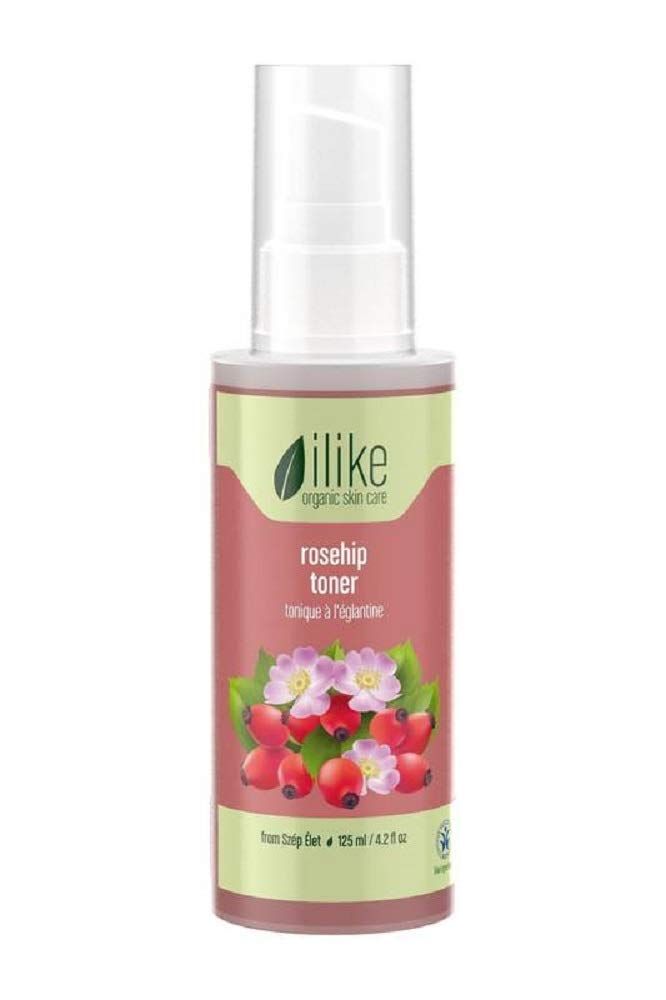 Bizzico Organic Skin Care Rosehip Toner - Oily Skin &amp; Scalp Cleanser, Soothes Skin, 3.89g, 4.23 fl oz
