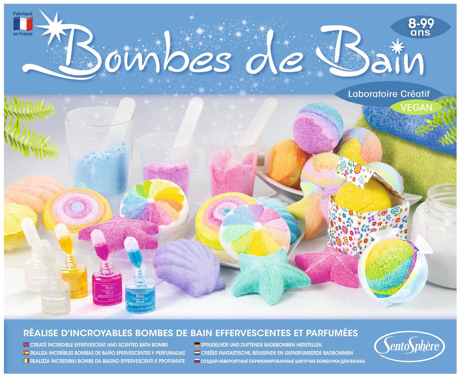 Sentosphre Bath Bombs DIY Making Kit - Make Your Own Spa Science Kit for Ages 8-99