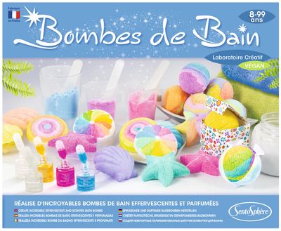 Sentosphre Bath Bombs DIY Making Kit - Make Your Own Spa Science Kit for Ages 8-99
