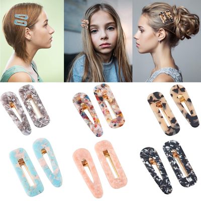 12 Pieces Acrylic Resin Hair Clips Geometric Alligator Hair Clips Colorful Acrylic Barrettes For Women Teen Girls Hair Accessories