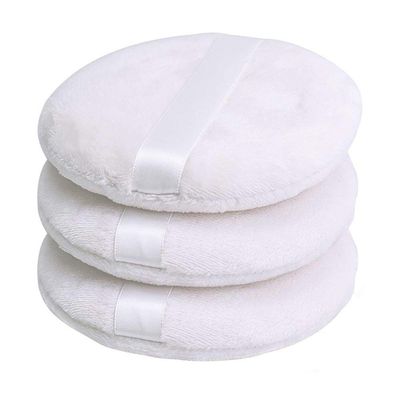 Topwon 4 Inch Powder Puff, Washable Large Body Powder Puff for Face Cleaning,Makeup &amp; Powder Foundation Blending - Soft &amp; Furry