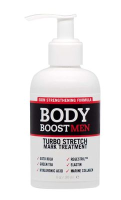 Body Boost Men Turbo Stretch Mark Treatment- Stretch Mark and Scar Treatment for Bodybuilding