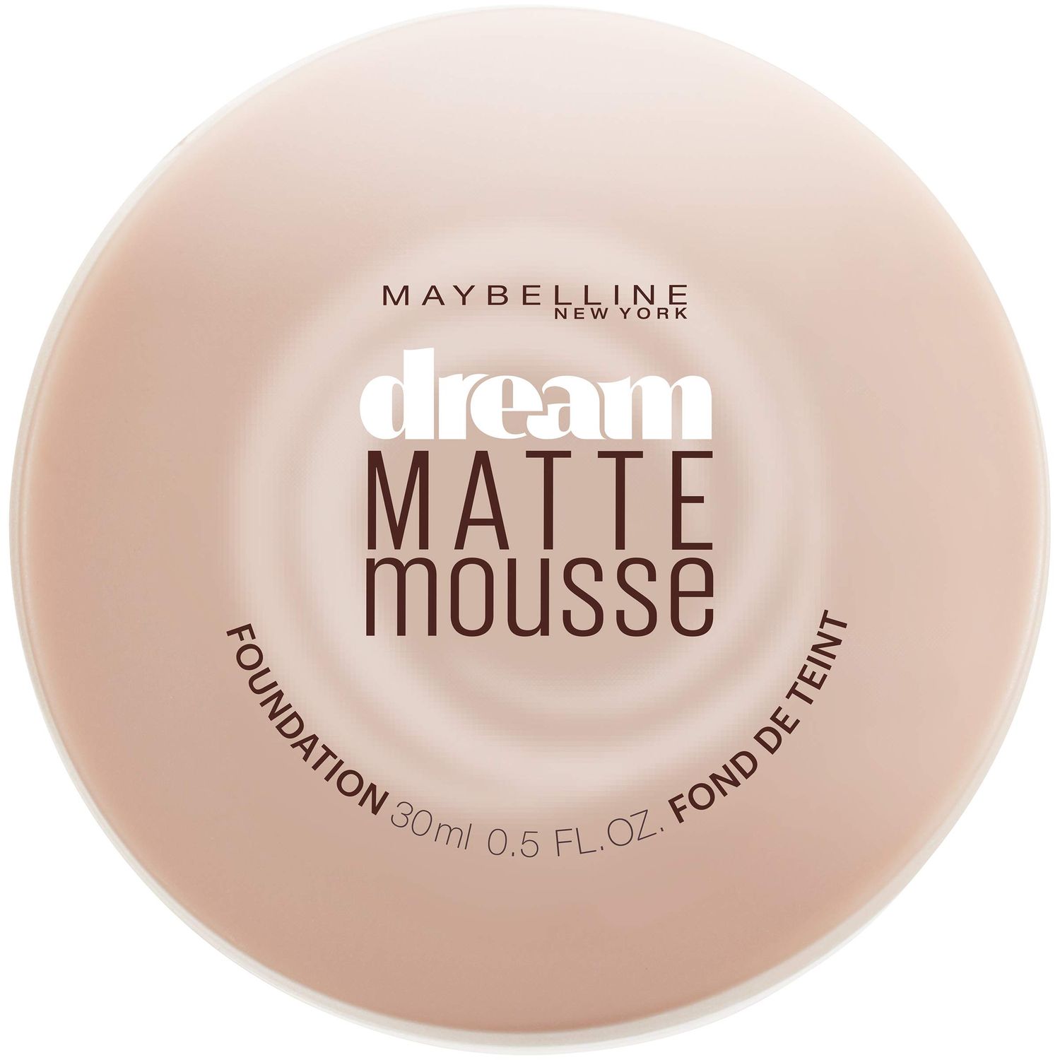 Maybelline Dream Matte Mousse Foundation, Cocoa, Dark [3], 0.64 oz (Pack of 5)