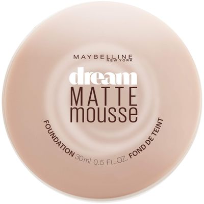 Maybelline Dream Matte Mousse Foundation, Cocoa, Dark [3], 0.64 oz (Pack of 5)