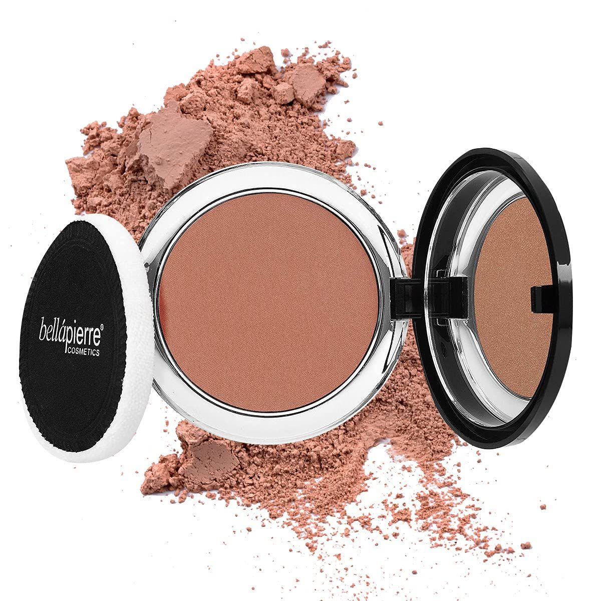 bellapierre Compact Mineral Blush | Warm Dewy Glow | Non-Toxic and Paraben Free | Suitable for All Skin Types | Compact Case - 0.35-Ounce - Autumn Glow