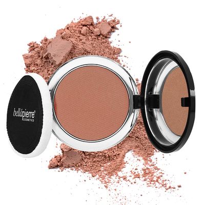 bellapierre Compact Mineral Blush | Warm Dewy Glow | Non-Toxic and Paraben Free | Suitable for All Skin Types | Compact Case - 0.35-Ounce - Autumn Glow