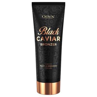 Onyx Black Caviar Dark Tanning Lotion - Advanced Black Bronzer &amp; Instant Tan Enhancer, Get Insanely Dark Tan for Men &amp; Women, Tinted Moisturizer with Instant Results for Indoor &amp; Outdoor