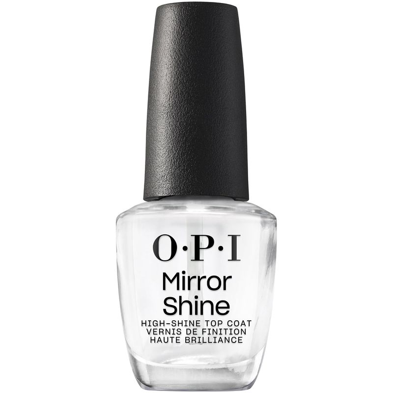 OPI Mirror Shine Top Coat | Nail Polish Top Coat | Brilliant &amp; Glossy, High Shine, Protects Nails