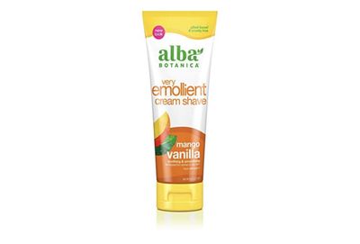 ALBA BOTANICA Cream Shave,Mango Vanilla, 8 OZ (Pack of 2)