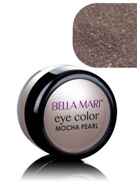 Bella Mari Natural Mineral Eyeshadow, Mocha (Pearl); 0.1oz