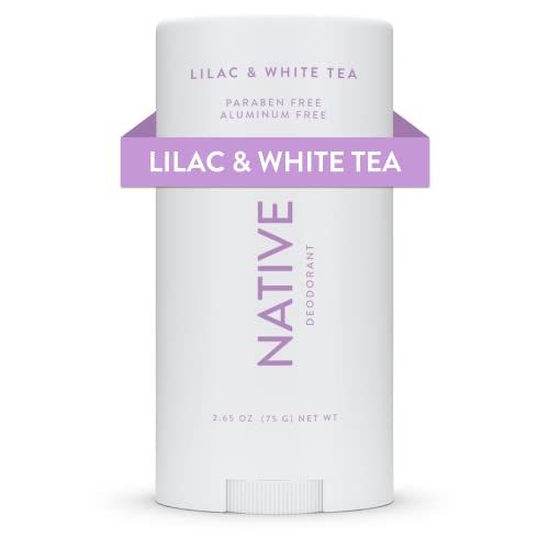 Native Deodorant Contains Naturally Derived Ingredients, 72 Hour Odor Control | Seasonal Scents for Women and Men, Aluminum Free with Baking Soda, Coconut Oil and Shea Butter | Lilac &amp; White Tea