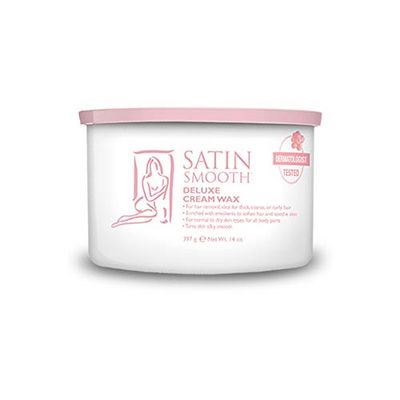 Satin Smooth Deluxe Cream Hair Removal Wax 14oz.