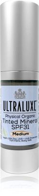 ULTRALUXE SKIN CARE Organic Glowing &amp; Mattifying Tinted Mineral SPF31, Maintainance