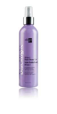 OLIGO PROFESSIONNEL - Blacklight 18-In-1 - Hair Beautifier - Anti Frizz - Leave-in Conditioner - Optimal Hydratation - Argan Oil - Vegan Ingredients - 11 Amino Acids &amp; Moisturizing Formula - 8.5oz