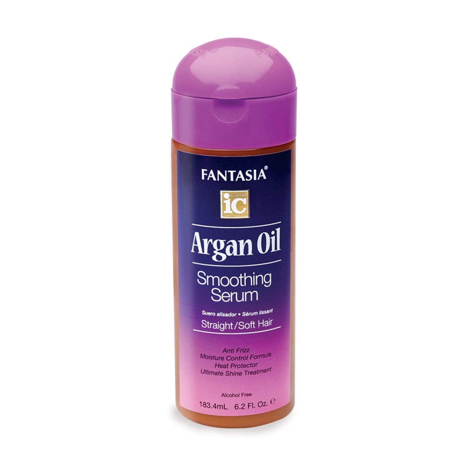 FANTASIA Ic Argan Oil Smoothing Serum Straight &amp; Soft Hair 6.2 Oz