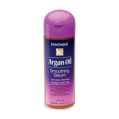 FANTASIA Ic Argan Oil Smoothing Serum Straight &amp; Soft Hair 6.2 Oz
