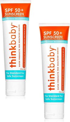 Thinkbaby Sunscreen SPF 50+ 3oz 88ml 2 Packs2