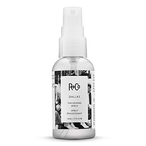 R+Co Dallas Hair Thickening Spray | Volumizing &amp; Texturizing Spray for All Lengths | Adds Volume, Body &amp; Shine | Perfect for Blowouts, Curling Irons &amp; Roller Sets | 1.7oz