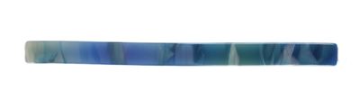 Caravan Hand Made Extra Long Bobby Pin, Marble Blue