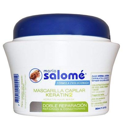 Maria Salome Mascarilla Capilar Keratin2 Repairing Conditionning no salt 350 ml