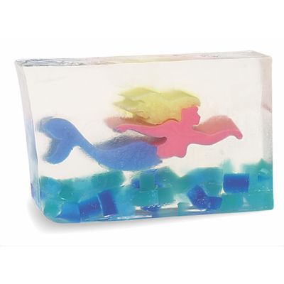 Primal Elements Glycerin Bar Soap | Helps All Skin Types, Sensitive, Oily &amp; Dry Skin | NO PARABENS, VEGAN, GLUTEN FREE, 100% VEGETABLE BASE - (Mermaid)
