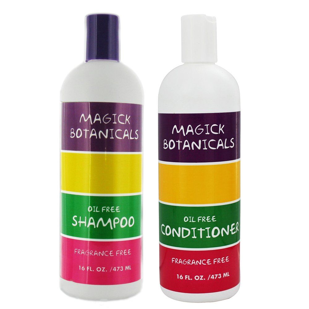 Magick Botanicals Oil Free and Fragrance Free Shampoo &amp; Conditioner Bundle 16 oz Each