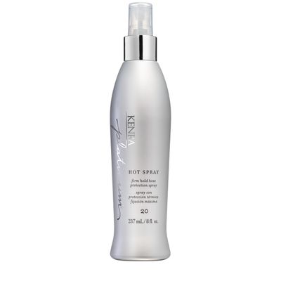 Kenra Platinum Hot Spray 20 | Heat Protection Styler | Long-Lasting, Firm Hold | Adds Vibrant Shine | Humidity &amp; Thermal Protection | Clean Release From Heated Tools | All Hair Types | 8 fl. Oz