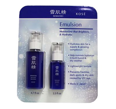 SEKKISEI Emulsion 2 Bottles Set 4.7oz &amp; 2.3oz