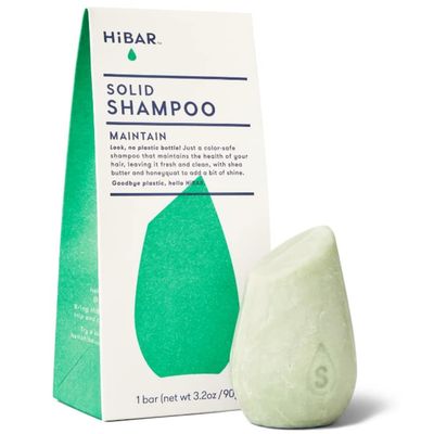 HIBAR - Maintain Shampoo Bar - For Well-Balanced Hair - Cleansing &amp; Nourishing - With Honey, Shea Butter &amp; Vitamin B5 - Plastic-Free - Soap, Paraben &amp; Sulfate-Free - Color Safe - 1 Solid Bar