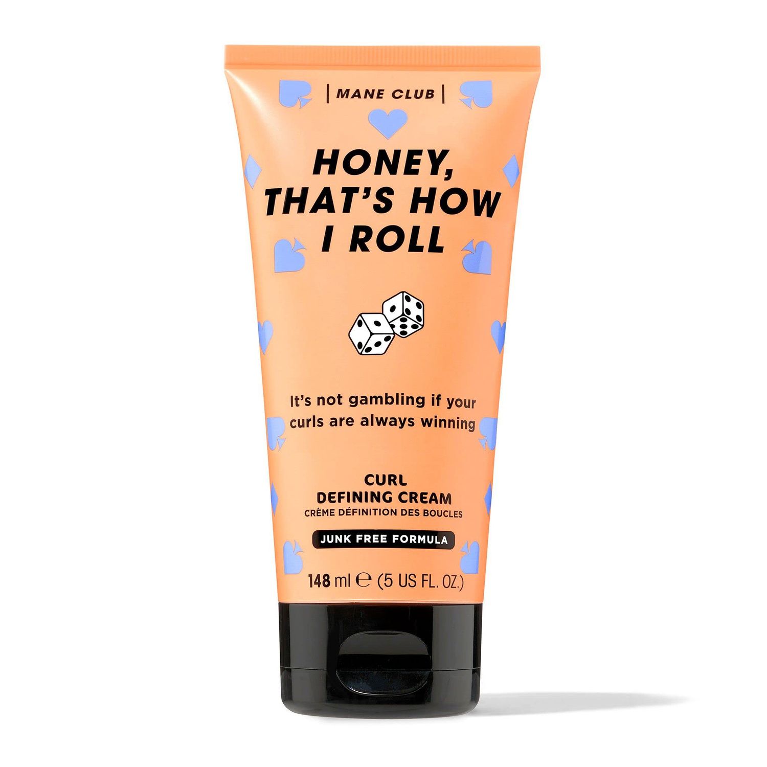 MANE CLUB Honey, That&#39;s How I Roll Curl Defining Cream cruelty free, vegan, no sulfates or parabens, 5 Oz