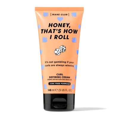 MANE CLUB Honey, That&#39;s How I Roll Curl Defining Cream cruelty free, vegan, no sulfates or parabens, 5 Oz