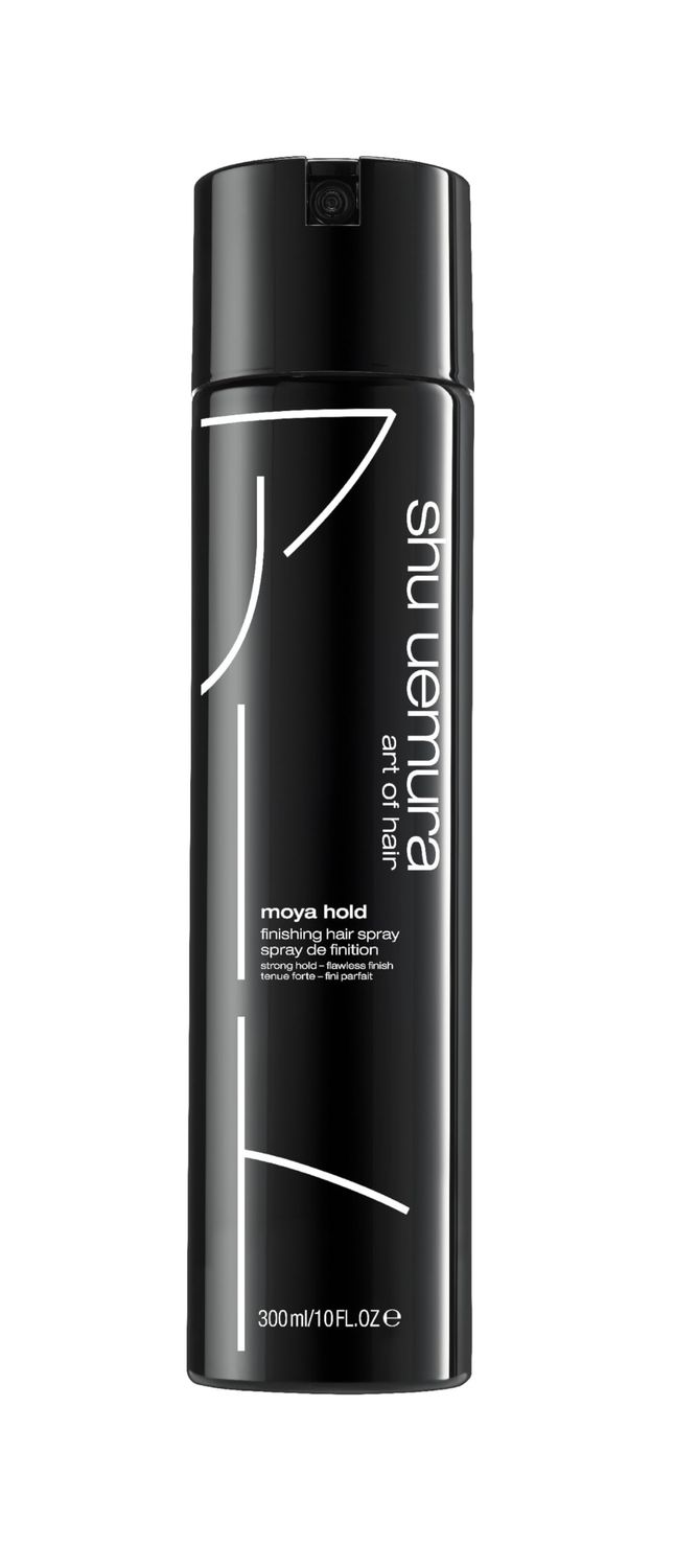 Shu Uemura Moya Hold Finishing Hair Spray | Long-Lasting Hold Hairspray | Defines Styles | Lightweight Micro-Fine Finish | For Slicked Back Hair, Updos, Blowouts
