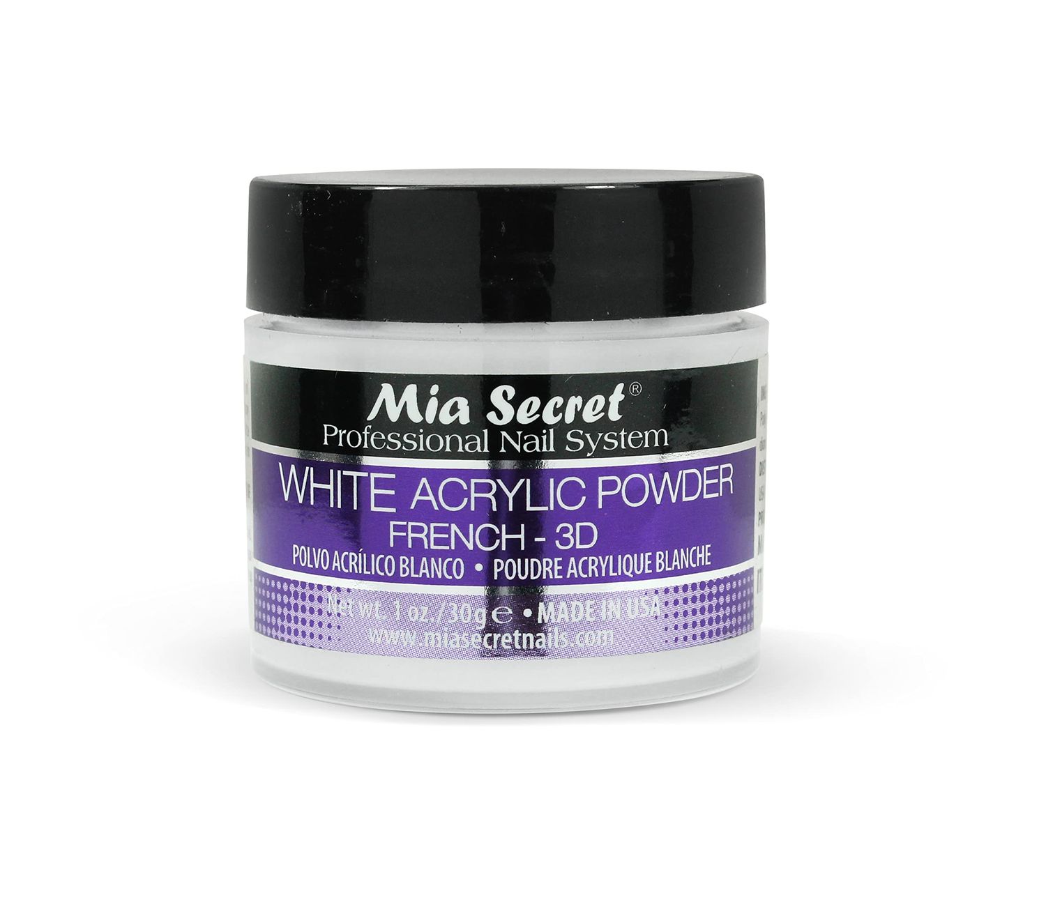 Mia Secret White Acrylic Powder (1oz)