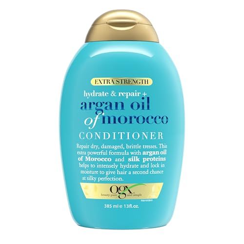 OGX Extra Strength Hydrate &amp; Repair Conditioner with Argan Oil of Morocco for Dry, Damaged Hair, 13 Fl Oz