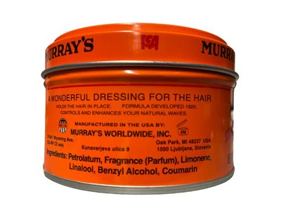 Murray's Superior Hair Dressing Pomade 3 oz. per Jar (2 Pack)