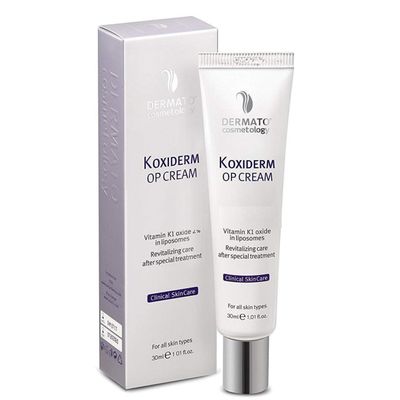 Anacis Vitamin K1 Oxiderm Cream Minimizing Appearance of Old and New Scars, Dark Eye Circles, Bruises, Varicose Veins, Purpura and Redness 1.01Oz