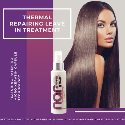 Research In Beauty Nano DryFix Thermal Hair Protector Spray, Keratin Treatment Heat Protectant for Hair, Argan Oil & Shea Butter, All Hair Types & Color Safe (4 fl oz)