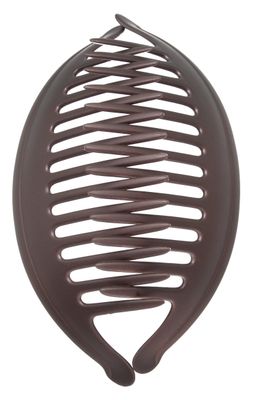 France Luxe Belle Larger Interlocking Comb, Matte Chocolate, Set of 2 - An Excellent Styling Solution For Long/Thick or Curly Hair