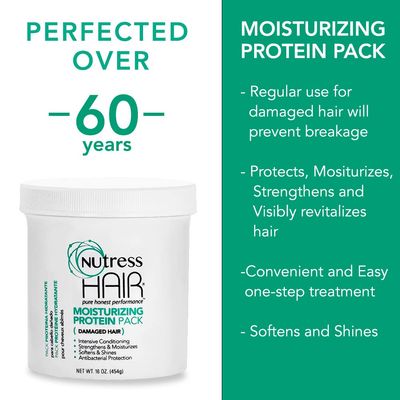 Nutress Hair One-Step Protein Treatment for Damaged Hair 16 oz.