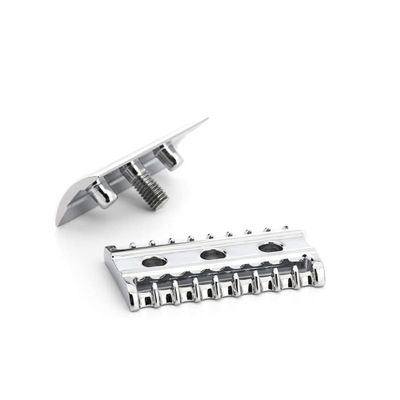 MHLE Grande R41 Double Edge Safety Razor (Open Comb) | Perfect for Everyday Use | Barbershop Quality Close Smooth Shave | Luxury Razor for Men