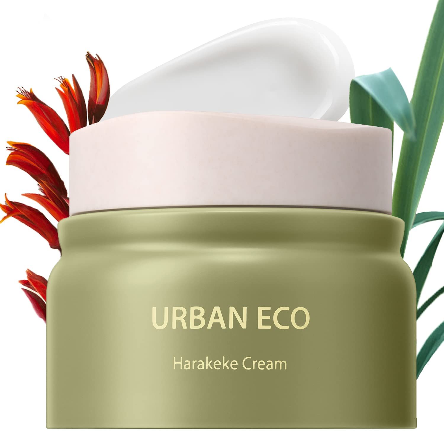 THESAEM Urban Eco Harakeke Cream 1.69oz. - Vegan Face Moisturizer with Harakeke Extracts and Hyaluronic Acid - Soft Melting Texture Facial Cream for Hydration and Intense Nourishment