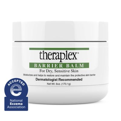 Theraplex Skin Barrier Balm- Barrier Repair Moisturizer Cream Body Balm Dry, Sensitive Skin - No Parabens or Preservatives, Noncomedogenic and Hypoallergenic - Dermatologist Recommended - 6 Oz