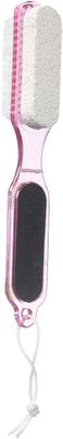 Pink 4 Ways Pedicure Set with Brush and Stone
